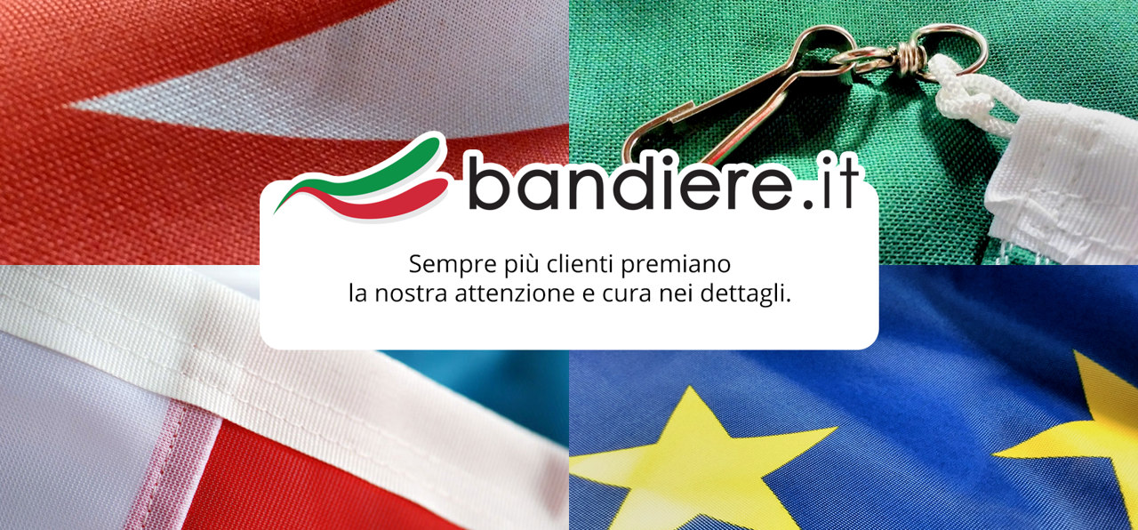 Bandiere prodotte e rifinite da noi