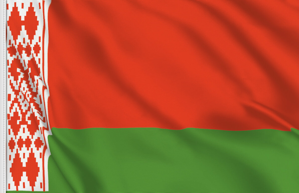 60 x 90 cm Bandiera Bielorussia Cavaliere Bandiera Bielorussia Originale Bielorussia Cavallo Bandiera Bianco Striscione per Esterni 