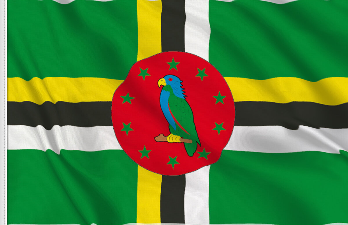Bandiera Dominica in vendita, bandiera della Dominica