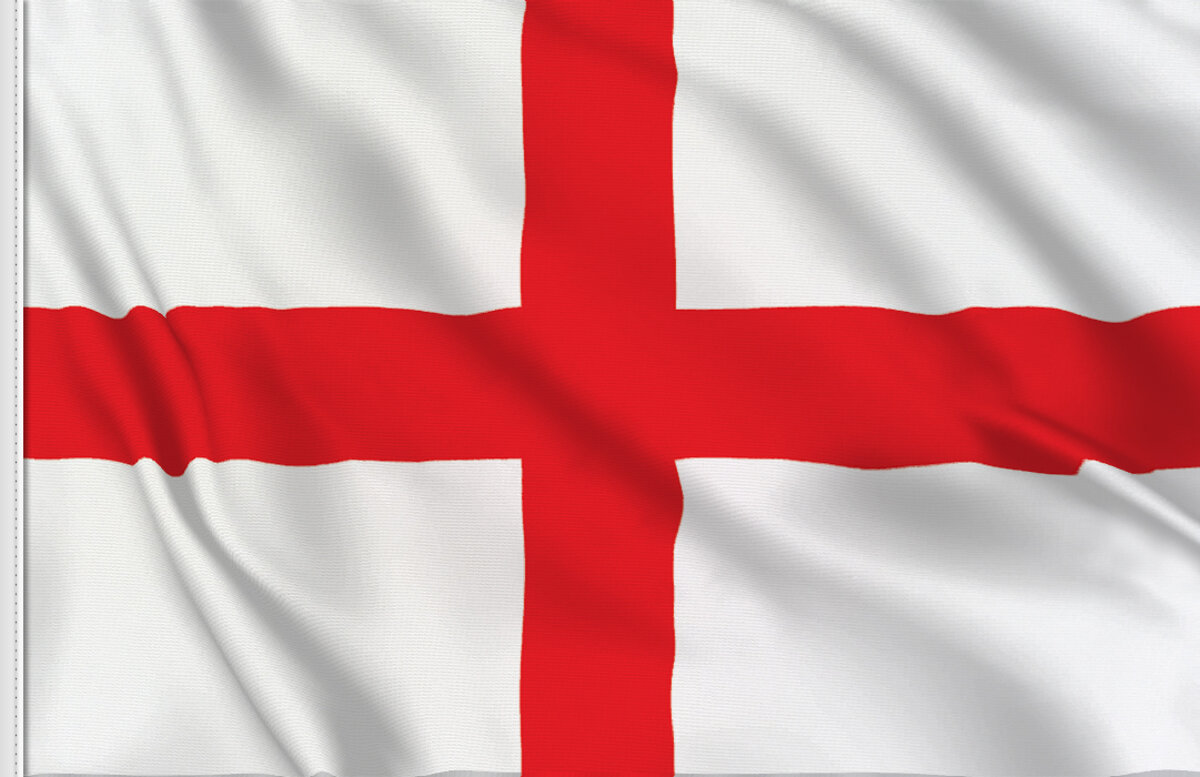 Tessuto Poliestere Con Passante Per L'Asta England Bandiera Nazionale Inglese Bandiera Inghilterra Misura 145X90cm Bandiera UK GB 