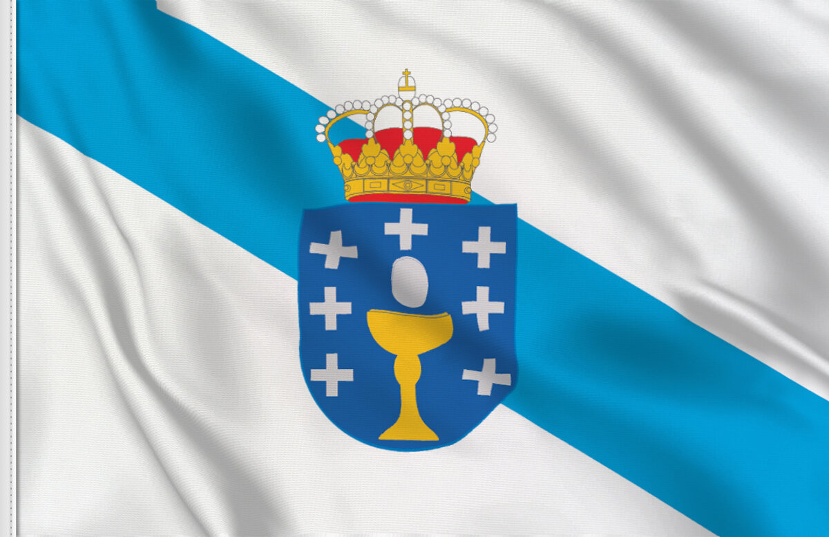 AZ FLAG Bandiera GALIZIA 150x90cm Bandiera Galicia in Spagna 90 x 150 cm 