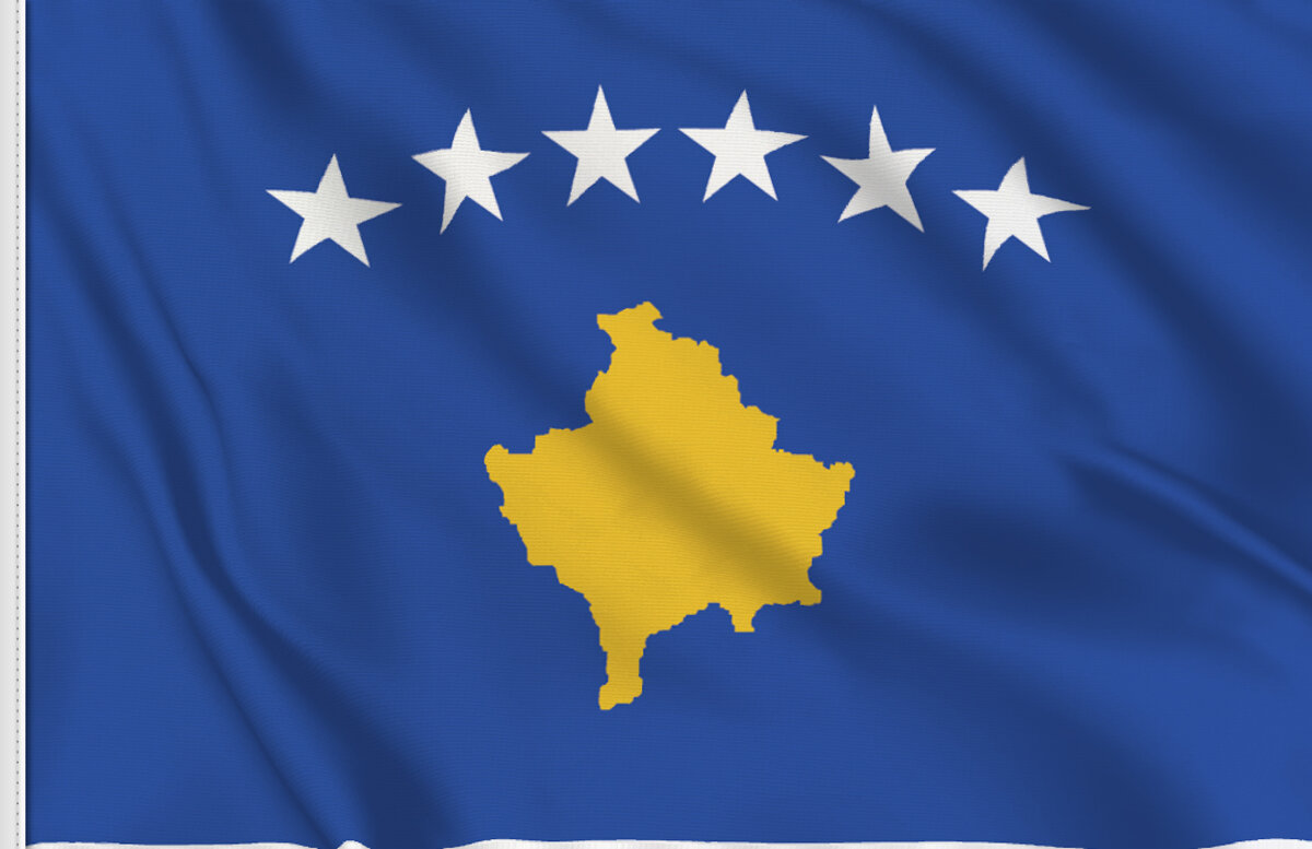 Bandiera Kosovo in vendita, bandiera kossovara
