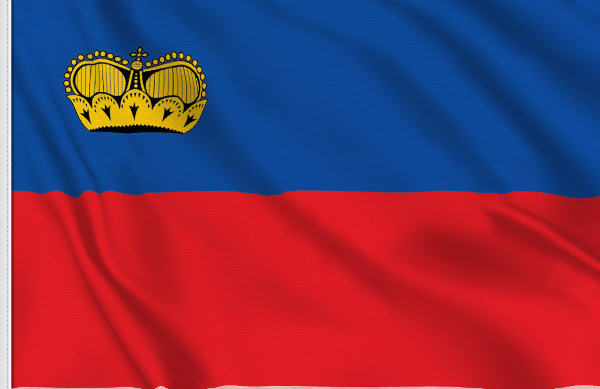 Bandiera/bandiera Liechtenstein hissflagge 90 x 150 cm 