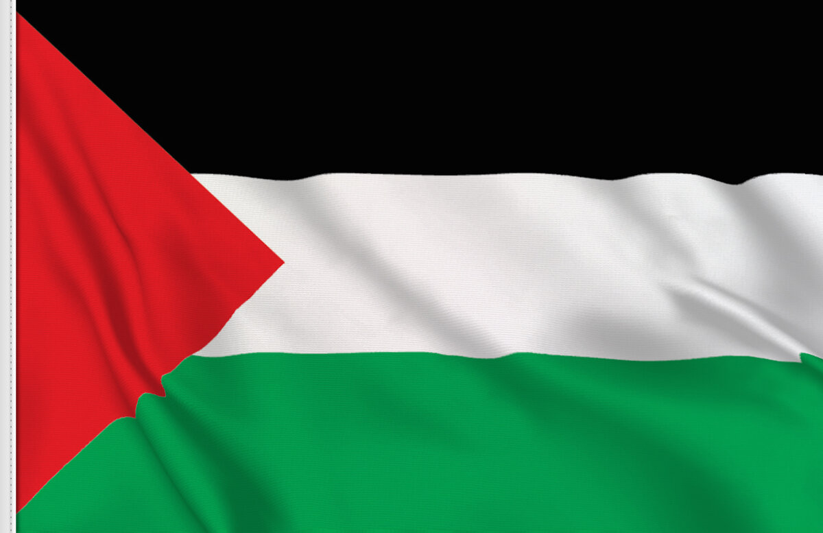 Foglio Adesivi Bandiera Palestina – 5 Pezzi Di Diverse Dimensioni, Per Auto E Superfici Lisce