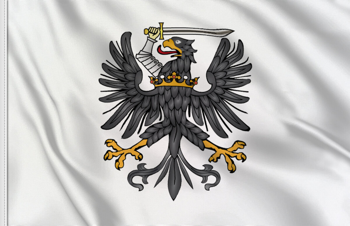 Bandiera bandiera Prussia orientale ostpreußische hissflagge 90x150cm 
