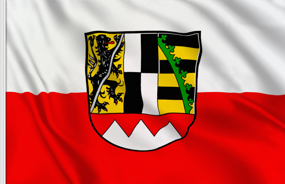 Bandiera Di Francoforte (Germania) Digni 90x150 Cm - 100% Poliestere - Foto 3