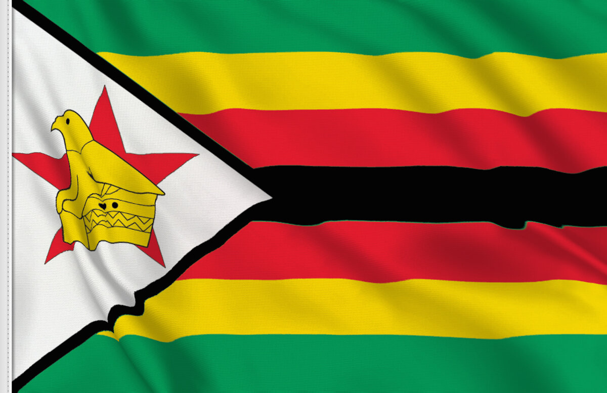 Bandiera Vintage Zimbabwe – Stola E Scialle Per Laurea – Fascia Cerimonia In Poliestere – Donna E Uomo – Colori Vivaci, Resistente - 4