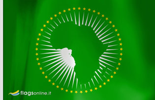 Bandiera adesiva Unione Africana