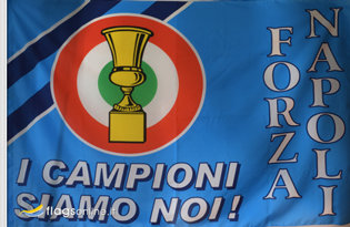 Bandiera Napoli Coppa Italia