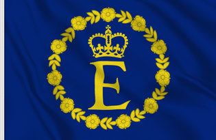 Bandiera Stendardo della Regina Elisabetta II