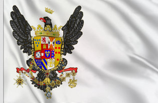 Bandiera Regno di Sicilia Stato 1734-1816