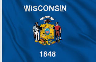 Bandiera Wisconsin