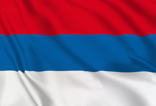 Bandiera Serbia Nazionale