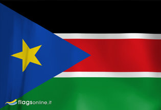 Bandiera Sudan del Sud