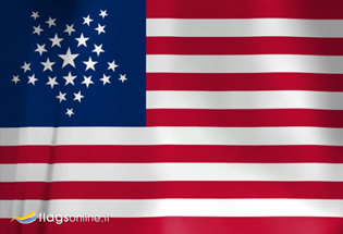 Bandiera US Great Star 1837 - 1845
