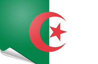Bandiera adesiva Algeria