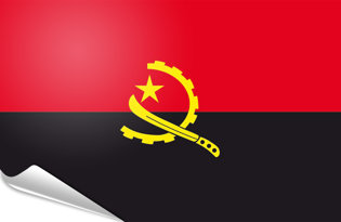 Bandiera adesiva Angola