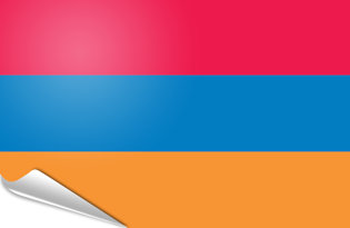 Bandiera adesiva Armenia