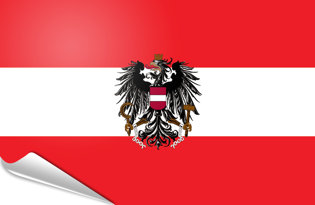 Bandiera adesiva Austria di Stato