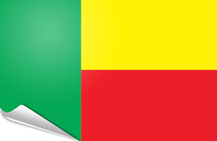 Bandiera adesiva Benin