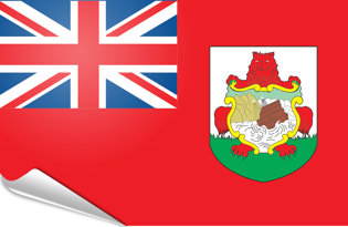 Bandiera adesiva Bermuda