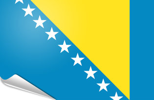 Bandiera adesiva Bosnia