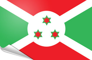 Bandiera adesiva Burundi