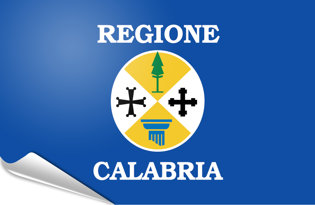 Bandiera adesiva Calabria