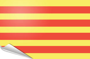 Bandiera adesiva Catalunya