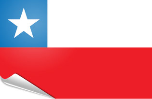 Bandiera adesiva Cile