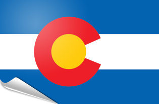 Bandiera adesiva Colorado