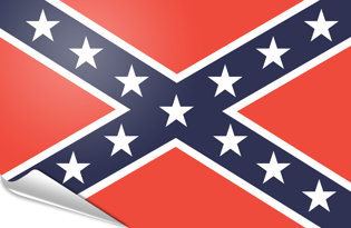 Bandiera adesiva Confederate