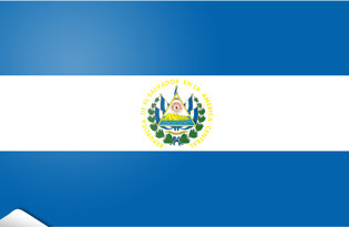 Bandiera adesiva El Salvador