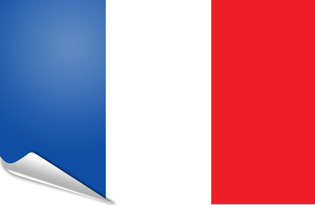 Bandiera adesiva Francia