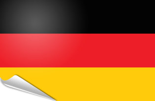 Bandiera adesiva Germania