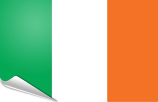 Bandiera adesiva Irlanda