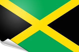 Bandiera adesiva Giamaica