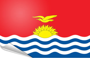 Bandiera adesiva Kiribati