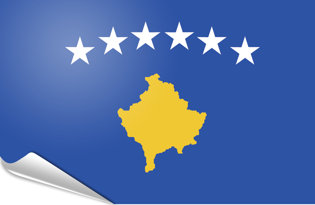 Bandiera adesiva Kosovo