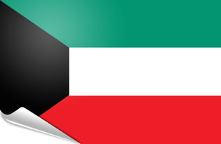 Bandiera adesiva Kuwait