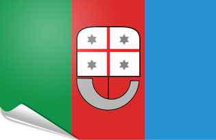 Bandiera adesiva Liguria