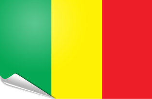 Bandiera adesiva Mali