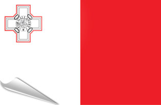 Bandiera adesiva Malta
