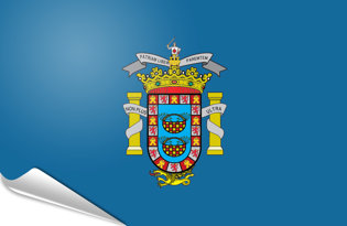 Bandiera adesiva Melilla