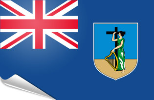 Bandiera adesiva Montserrat