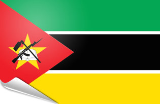 Bandiera adesiva Mozambico