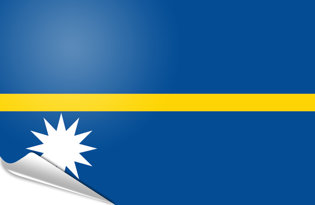 Bandiera adesiva Nauru