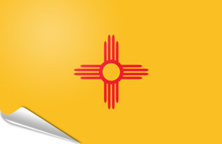 Bandiera adesiva New-Mexico