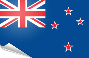 Bandiera adesiva Nuova Zelanda