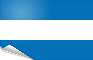 Bandiera adesiva Nicaragua